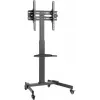 Multimediateline Goobay 59507 musta teräs korkeus 1540 mm