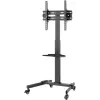 Multimediateline Goobay 59507 musta teräs korkeus 1540 mm