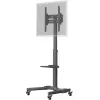 Multimediateline Goobay 59507 musta teräs korkeus 1540 mm