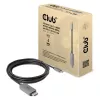 CLUB3D USB Gen2 Type-C - HDMI 4K120Hz 8K60Hz HDR10 DSC1.2 aktiivikaapeli M/M 3m / 9.84ft