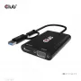 CLUB3D USB Gen1 Type-C/-A - Dual HDMI (4K/30Hz) / VGA (1080/60Hz)