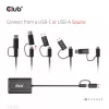 CLUB3D USB Gen1 Type-C/-A - Dual HDMI (4K/30Hz) / VGA (1080/60Hz)