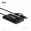 CLUB3D USB Gen1 Type-C/-A - Dual HDMI (4K/30Hz) / VGA (1080/60Hz)