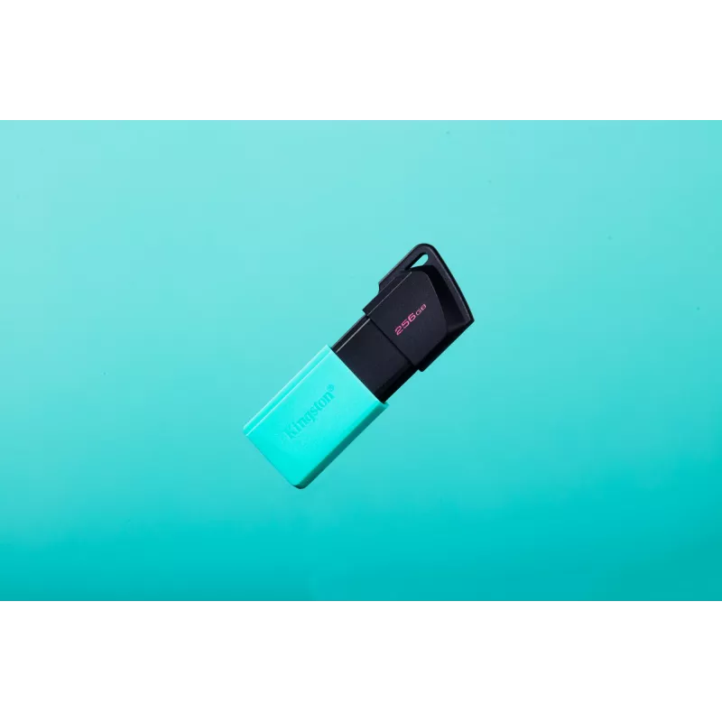 Kingston Technology DataTraveler 256GB USB3.2 Gen1 Exodia M (musta + turkoosi)