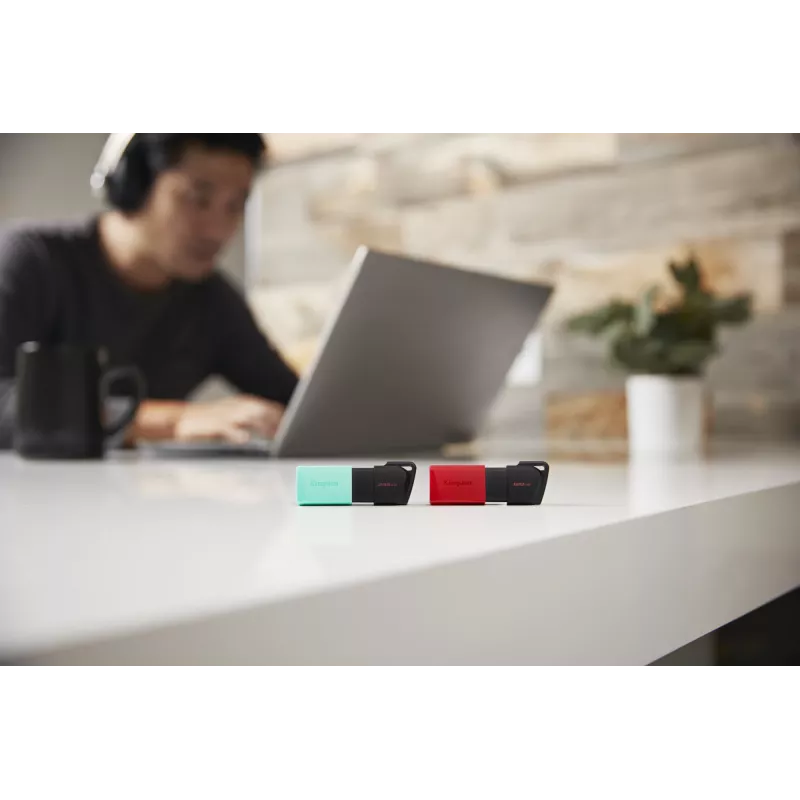 Kingston Technology DataTraveler 256GB USB3.2 Gen1 Exodia M (musta + turkoosi)
