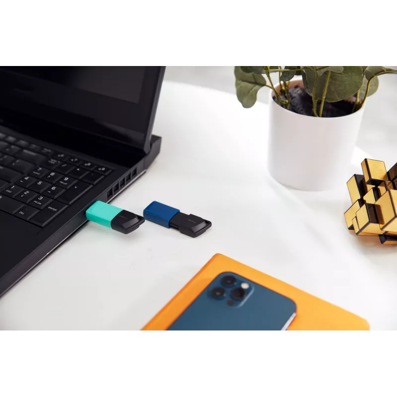 Kingston Technology DataTraveler 256GB USB3.2 Gen1 Exodia M (musta + turkoosi)
