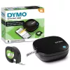 DYMO LetraTag 200B Bluetooth -tarratulostin | kompakti tarratulostin | yhdistyy langattoman Bluetooth-teknologian kautta iOS- ja Android-laitteisiin | sisältää 1 valkoisen paperitarrarullan | musta