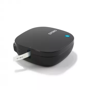 DYMO LetraTag 200B Bluetooth -tarratulostin | kompakti tarratulostin | yhdistyy langattoman Bluetooth-teknologian kautta iOS- ja Android-laitteisiin | sisältää 1 valkoisen paperitarrarullan | musta