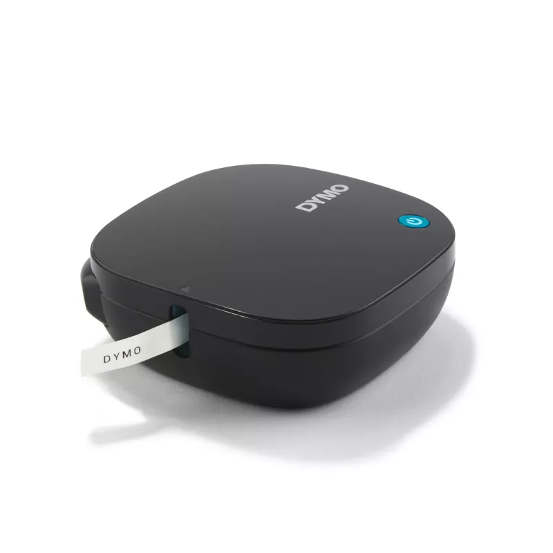DYMO LetraTag 200B Bluetooth -tarratulostin | kompakti tarratulostin | yhdistyy langattoman Bluetooth-teknologian kautta iOS- ja Android-laitteisiin | sisältää 1 valkoisen paperitarrarullan | musta