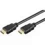 Goobay HDMI-kaapeli 0,5 m Type-A Standard musta 18 Gbit/s