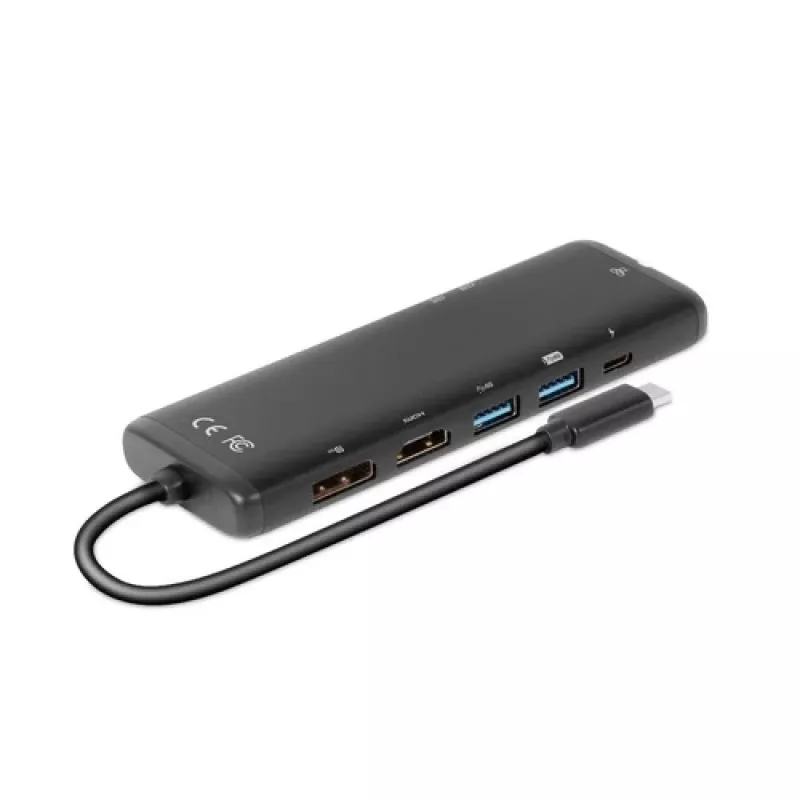 CLUB3D USB Gen 1 Type-C 8-in-1 MST Dual 4K60Hz Display matkatelakka