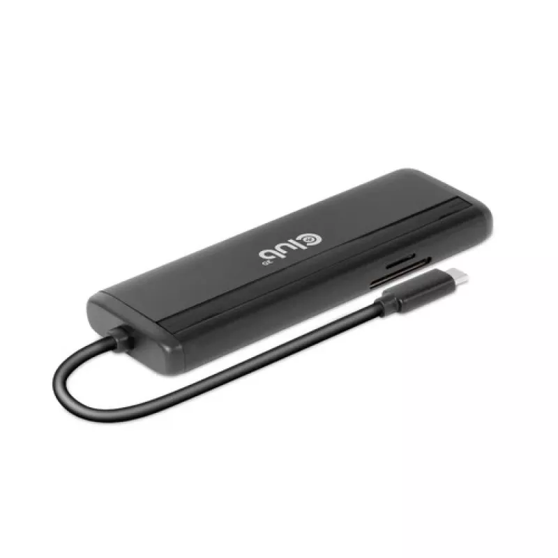 CLUB3D USB Gen 1 Type-C 8-in-1 MST Dual 4K60Hz Display matkatelakka