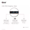 CLUB3D USB Gen 1 Type-C 8-in-1 MST Dual 4K60Hz Display matkatelakka