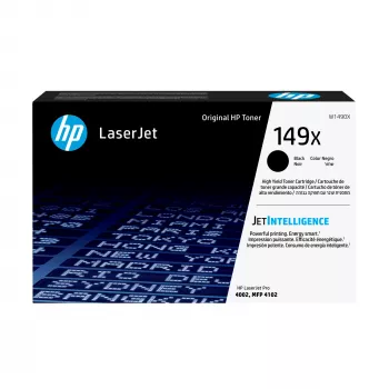 HP 149X musta alkuperäinen LaserJet-värikasetti suurella sivumäärällä, 9500 sivua, musta, 1 kpl