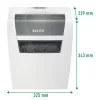 Leitz 80340000 silppuri, silppuleikkaus, 70 dB, 22 cm, valkoinen