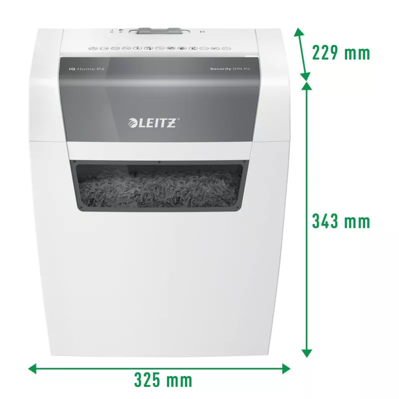 Leitz 80340000 silppuri, silppuleikkaus, 70 dB, 22 cm, valkoinen
