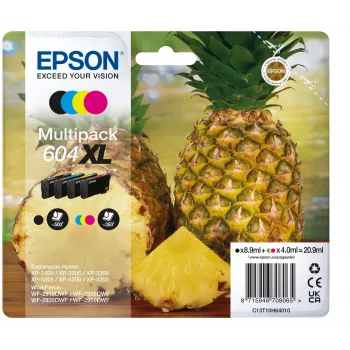 Epson 604XL mustekasetti 4 kpl alkuperäinen suurikapasiteetti (XL) musta, syaani, magenta, keltainen