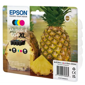 Epson 604XL mustekasetti 4 kpl alkuperäinen suurikapasiteetti (XL) musta, syaani, magenta, keltainen