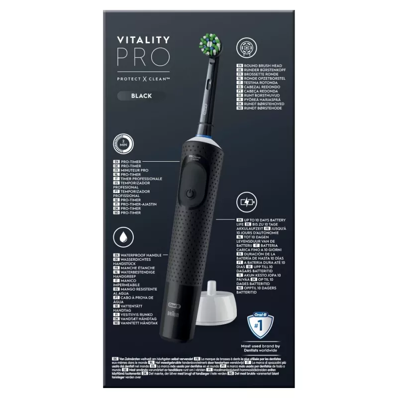 Oral-B Vitality Pro pyörivä hammasharja aikuisille musta