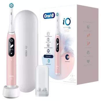 Oral-B 445197 sähköhammasharja aikuisille värähtelevä hammasharja pinkki, valkoinen