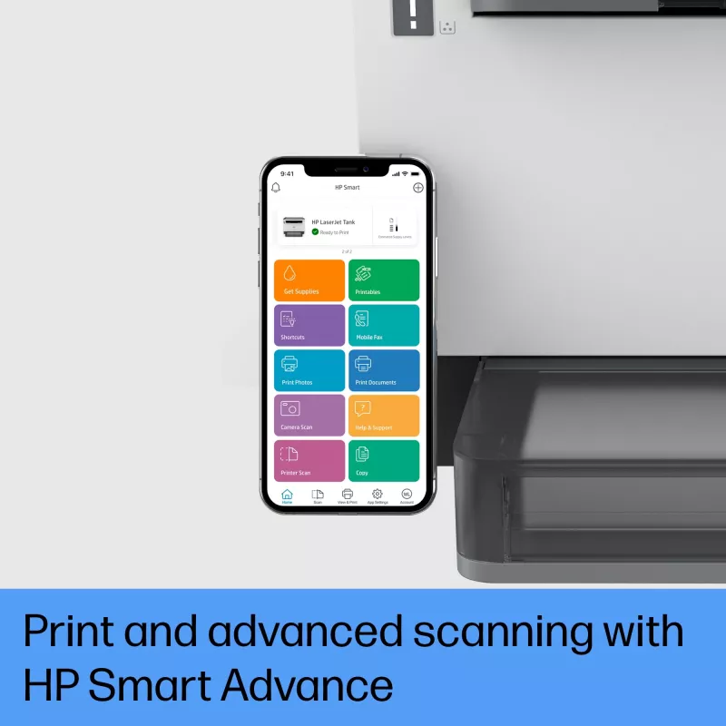 HP LaserJet Tank MFP 2604dw tulostin, laser, monitulostus, 600 x 600 DPI, A4, suoratulostus, harmaa