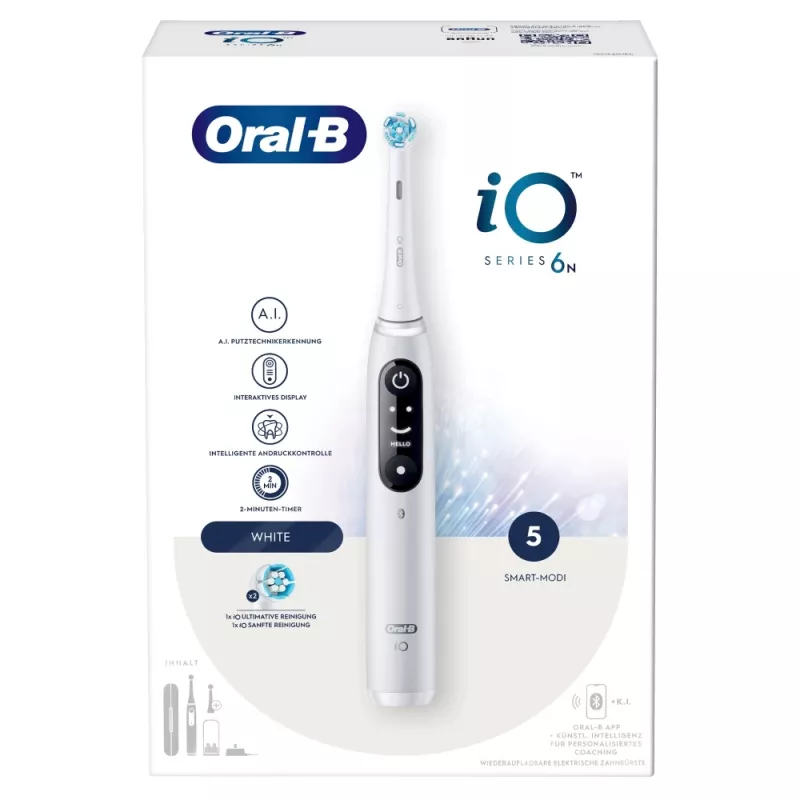 Oral-B 445234 sähköhammasharja aikuisille värähtelevä hammasharja valkoinen