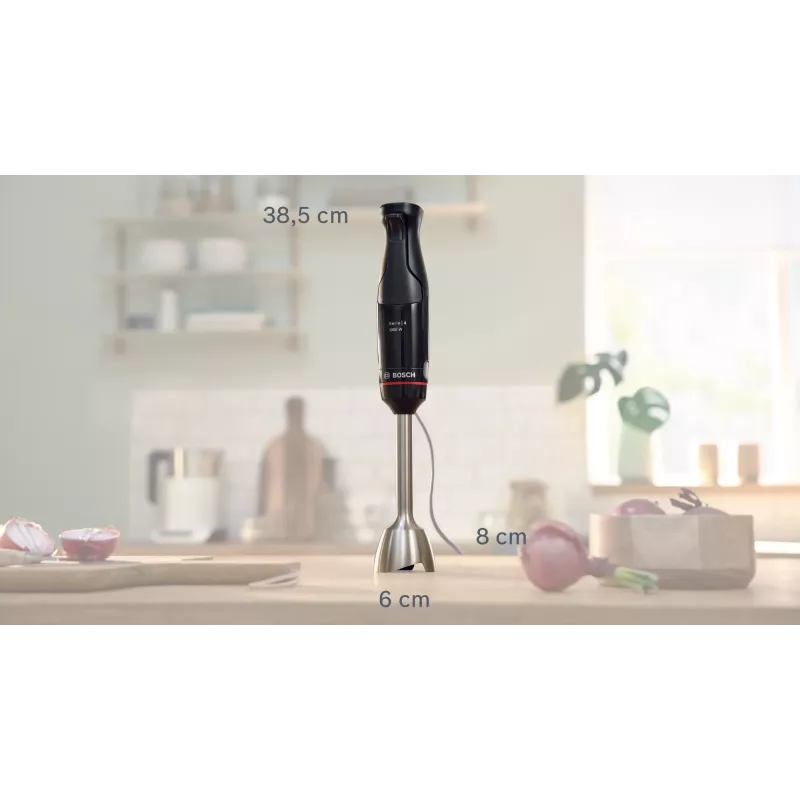 Bosch Serie 4 MSM4B620 tehosekoitin 0.6 L sauvasekoitin 1000 W musta