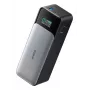 Kannettava laturi Anker 737 (A1289011) – 24000 mAh, 140 W, 2× USB-C + 1× USB-A, hopea/musta