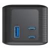 Kannettava laturi Anker 737 (A1289011) – 24000 mAh, 140 W, 2× USB-C + 1× USB-A, hopea/musta