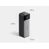 Kannettava laturi Anker 737 (A1289011) – 24000 mAh, 140 W, 2× USB-C + 1× USB-A, hopea/musta
