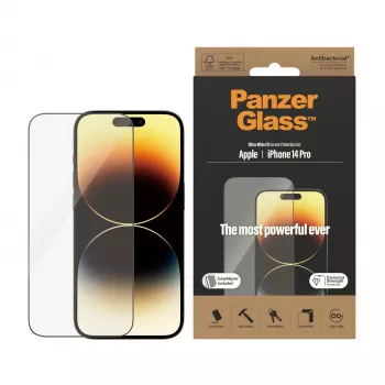 PanzerGlass näytönsuojakalvo Apple iPhone 14 Pro Ultra-Wide Fit EasyAligner naarmuuntumaton iskunkestävä