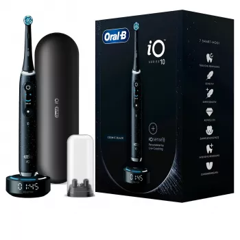 Oral-B iO Series 10 pyörivä-värähtelevä hammasharja aikuisille musta