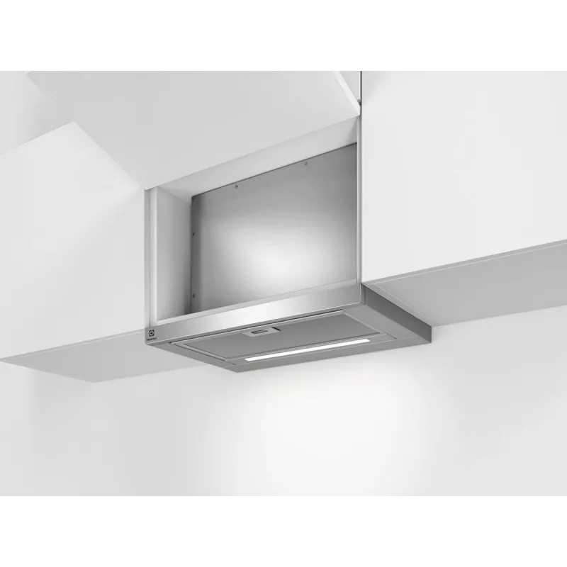 Electrolux LFP616X alaosainen liesituuletin, leveys 598 mm, 600 m³/h, harmaa, rasvasuodatin, 68 dB