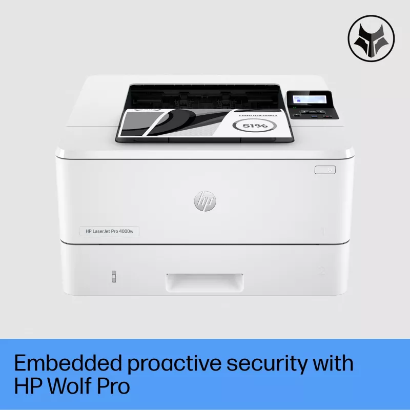 Tulostin HP LaserJet Pro 4002dw laser valkoinen