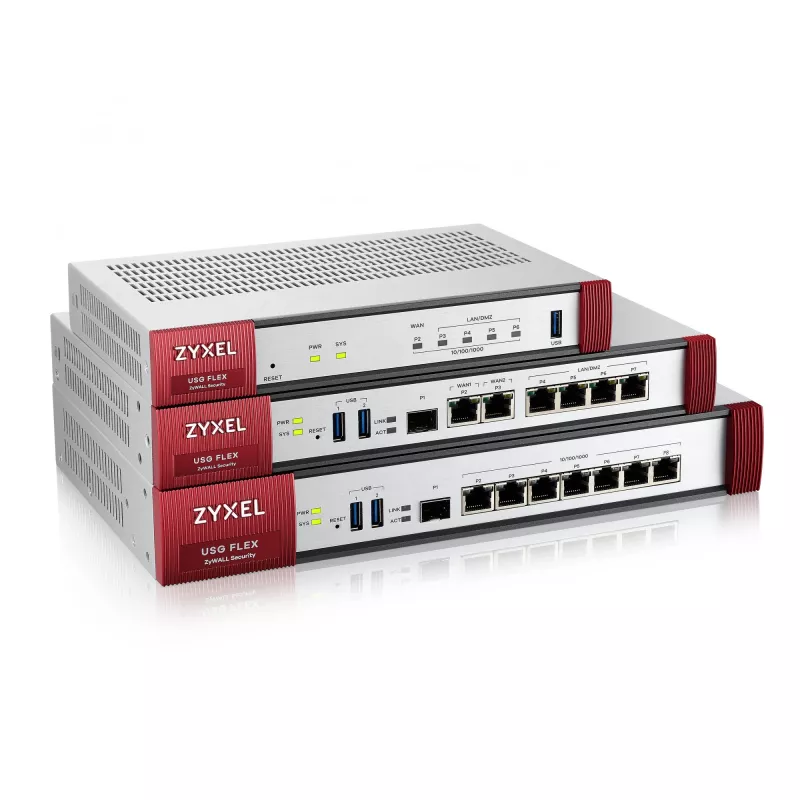 Zyxel USG Flex 100 laitteistopalomuuri 0,9 Gbit/s