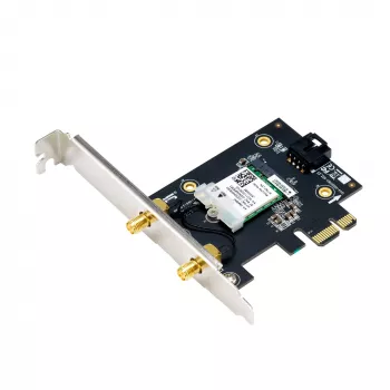 ASUS PCE-AXE5400 sisäinen WLAN-kortti – PCIe, Wi-Fi 6E Tri-Band (2,4/5/6 GHz), 2402 Mbit/s, Bluetooth 5.2