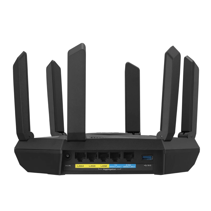 ASUS RT-AXE7800 langaton reititin Tri-Band (2,4 GHz / 5 GHz / 6 GHz) musta
