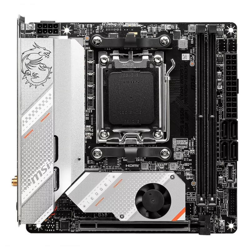 MSI MPG B650I EDGE WIFI emolevy AMD B650 Socket AM5 mini ATX