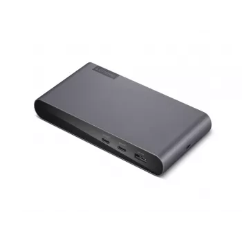 Lenovo 40B30090EU kannettavan telakointiasema/porttireplikaattori 2 x USB 3.2 Gen 2 (3.1 Gen 2) Type-C harmaa