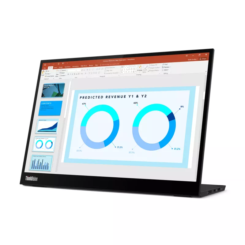 Lenovo ThinkVision M14d näyttö, 35,6 cm (14