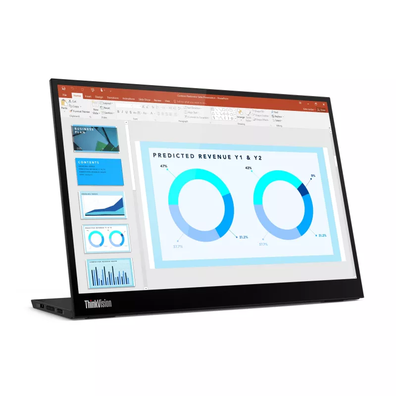 Lenovo ThinkVision M14d näyttö, 35,6 cm (14
