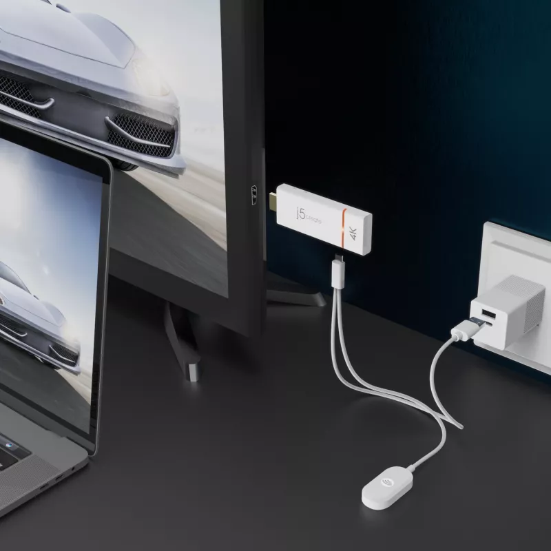 j5create JVAW76-N ScreenCast 4K HDMI langaton näyttösovitin