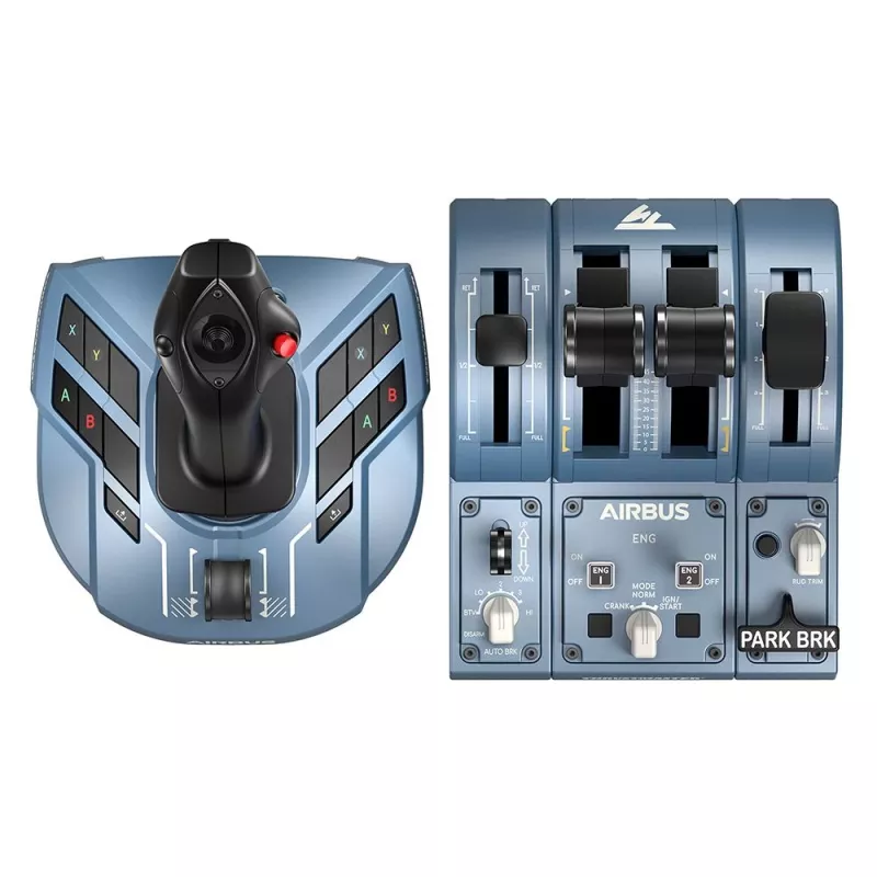 Thrustmaster TCA Captain Pack X Airbus Edition musta, harmaa USB-joystick + työntöregulaattori analoginen PC, Xbox