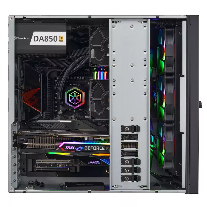 SilverStone SST-RM44 4U räkkiasennettava palvelinkotelo, SSI-EEB/SSI-CEB/ATX, musta