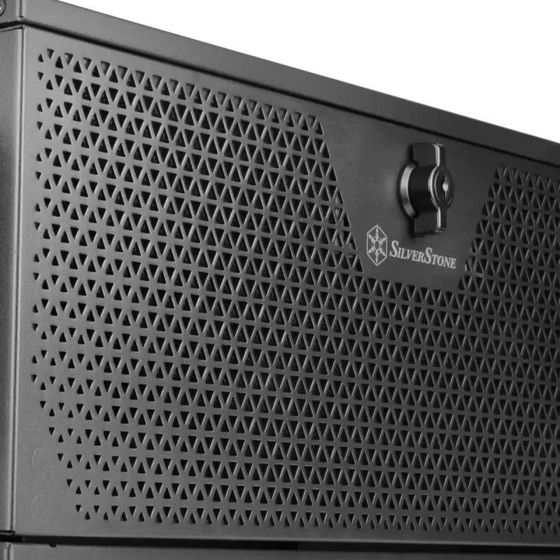 SilverStone SST-RM44 4U räkkiasennettava palvelinkotelo, SSI-EEB/SSI-CEB/ATX, musta