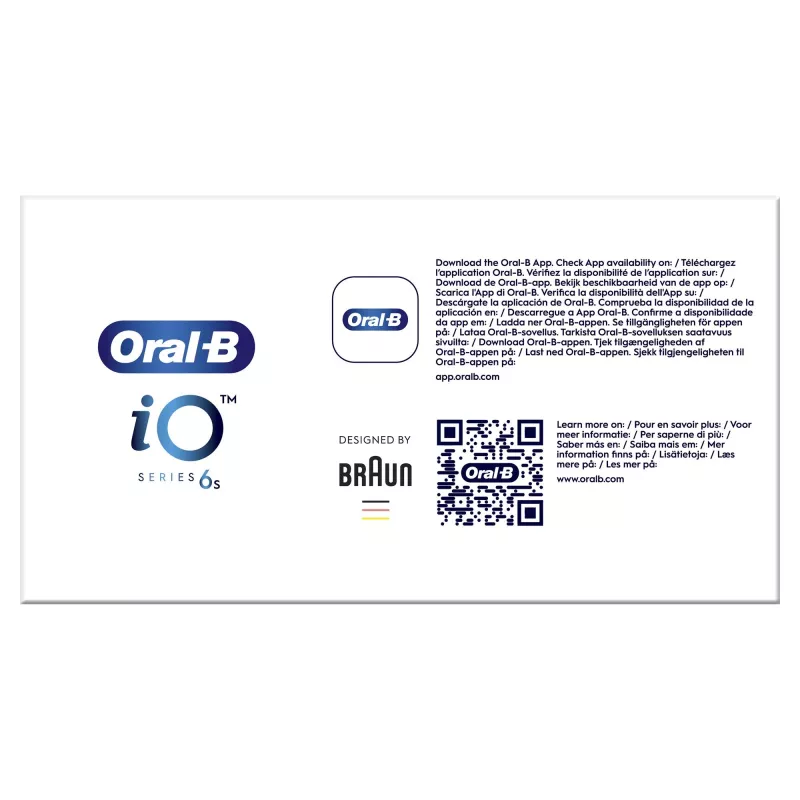 Oral-B iO 6 värähtelevä hammasharja aikuisille musta