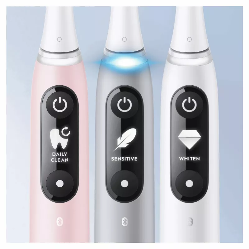 Oral-B iO 6S aikuisten värähtelevä hammasharja harmaa, valkoinen