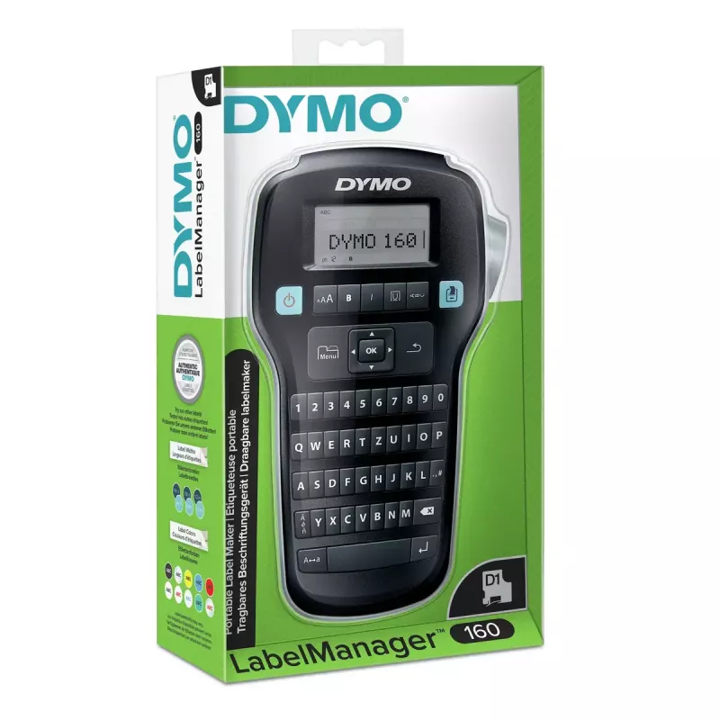 Tarratulostin DYMO LabelManager 160 QWERTZ