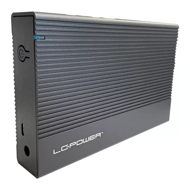 HDD/SSD-kotelo LC-Power LC-35U3-C 3,5 inch musta USB Type-C 6 Gbit/s