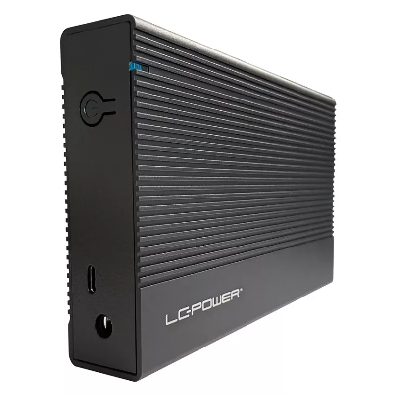 HDD/SSD-kotelo LC-Power LC-35U3-C 3,5 inch musta USB Type-C 6 Gbit/s